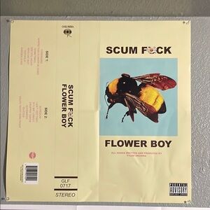Scum F*ck Flower Boy Casette Vinyl Poster 24x24